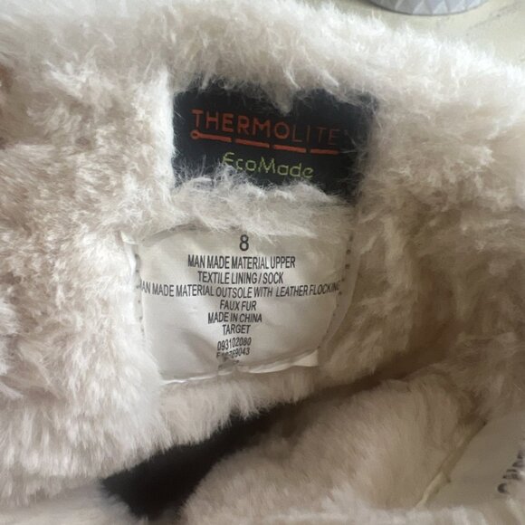 Cat & Jack Toddler Girls Size 8 Thermolite Faux Fur Frankie Winter Boots - Picture 10 of 10